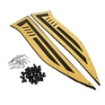 thumbnail image 3 of Juego de estriberas para motocicleta, Adopta tecnología CNC, Material de aleación de aluminio, Uso dorado Sharpla Pedal de reposapiés de motocicleta, 3 of 8
