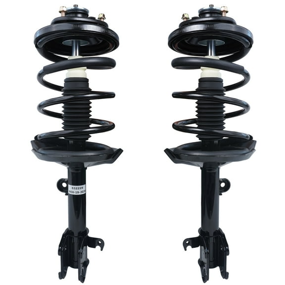Detroit Axle - Pair Front Struts for 2003-2006 MDX, Ready Suspension Struts w/Coil Spring Assembly 2004 2005 Replacement