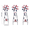 3PC 26 Inch Metal Patriotic Windmill Garden Stake#5, variant on Red White Blue Windmill Garden Stake, 4th of July Patriotic Yard Decorations, Americana Outdoor Sign