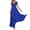 Blue, variant on Dresses Women Short Sleeve Maxi Dress Casual V Neck Flowy Sundress Summer Dresses for Women (Light Purple XXXL)