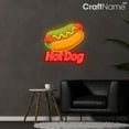 thumbnail image 3 of Craftnamesign Hot Dog Neon Sign for Hot Dog Shop Decor, Fast Food Truck Light, Restaurant Wall Art, 3 of 5