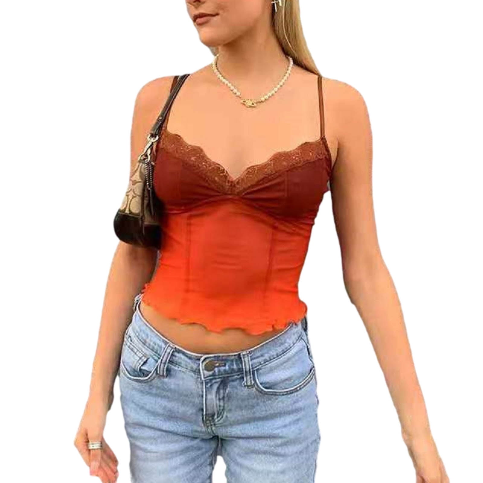 Spaghetti top sexy Clearance