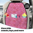 thumbnail image 3 of Uemuo Cute Cowgirl Printed Car Back Seat Protector,2 Pcs Backseat Car Organizer, Kick Mats Back Seat Protector , Back Seat Organizer for Kids, 3 of 8