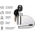 thumbnail image 3 of Nueva Cerradura Antirrobo Impermeable Plata, 3 of 4