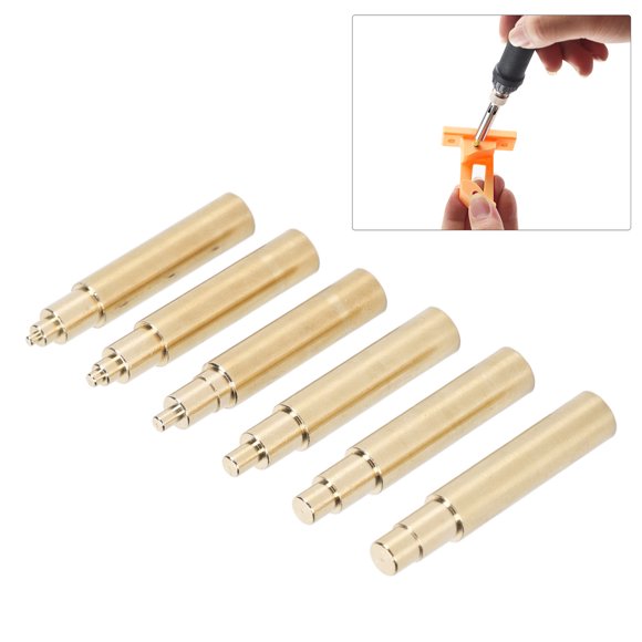 Heat Set Insert Tips, M2 M2.5 M3 M4 M5 M6 Integrated Design Soldering Iron Tips for FX 888D for SP40NKUS