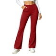 thumbnail image 2 of Stamzod Flare Leggings for Women High Waisted Bell Bottom Sweatpants Casual Workout Pants with Pockets, 2 of 8