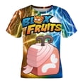 thumbnail image 6 of Kids Blox Fruit T-Shirts, Youth PainFruit T-Shirts, Casual Crew Neck Shirts for Boys Girls, Fashion 3D Print Short Sleeve Tee, 6 of 9