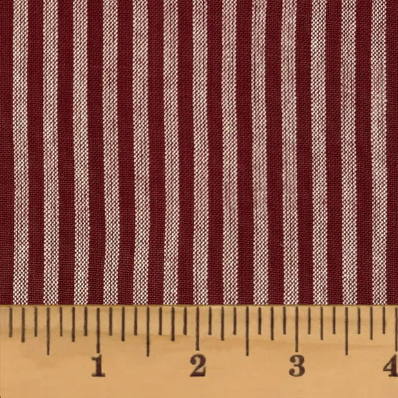 JCS Liberty Red Stripe Homespun Cotton Fabric - Sold by the Yard