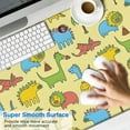 thumbnail image 2 of Long Mouse Pads for Desk,Colorful Cartoon Dinosaurs Desk Mats on Top Of Desks, Desk Mouse Pad Extra Large with 3mm Non-Slip Base and Stitched Edge for Gaming,Office,Work,Home 47.3"x23.6", 2 of 6
