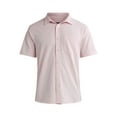 thumbnail image 5 of George Men's & Big Men's Cotton Knit Button Up Shirt with Short Sleeves, Sizes S-3XL, 5 of 5