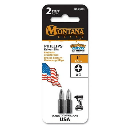 

Montana Brand MB-65028 1 in. Square No.2 Driver Bits 10 Pack