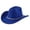 A1#1-tg08#-Blue, variant on VeFlora Stylish Western Cowboy Hat Bohemian Fedora for Men and Women with Rhinestone for Casual and Event Wear Fashion Accessory