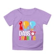 thumbnail image 4 of FhsagQ Mode Décontractée Imprimée pour Garçon et Fille, Col Rond, Manches Courtes, T-Shirt Ample, Taille 10-12 pour la Plage, Violet, 10-11 Ans, 4 of 4