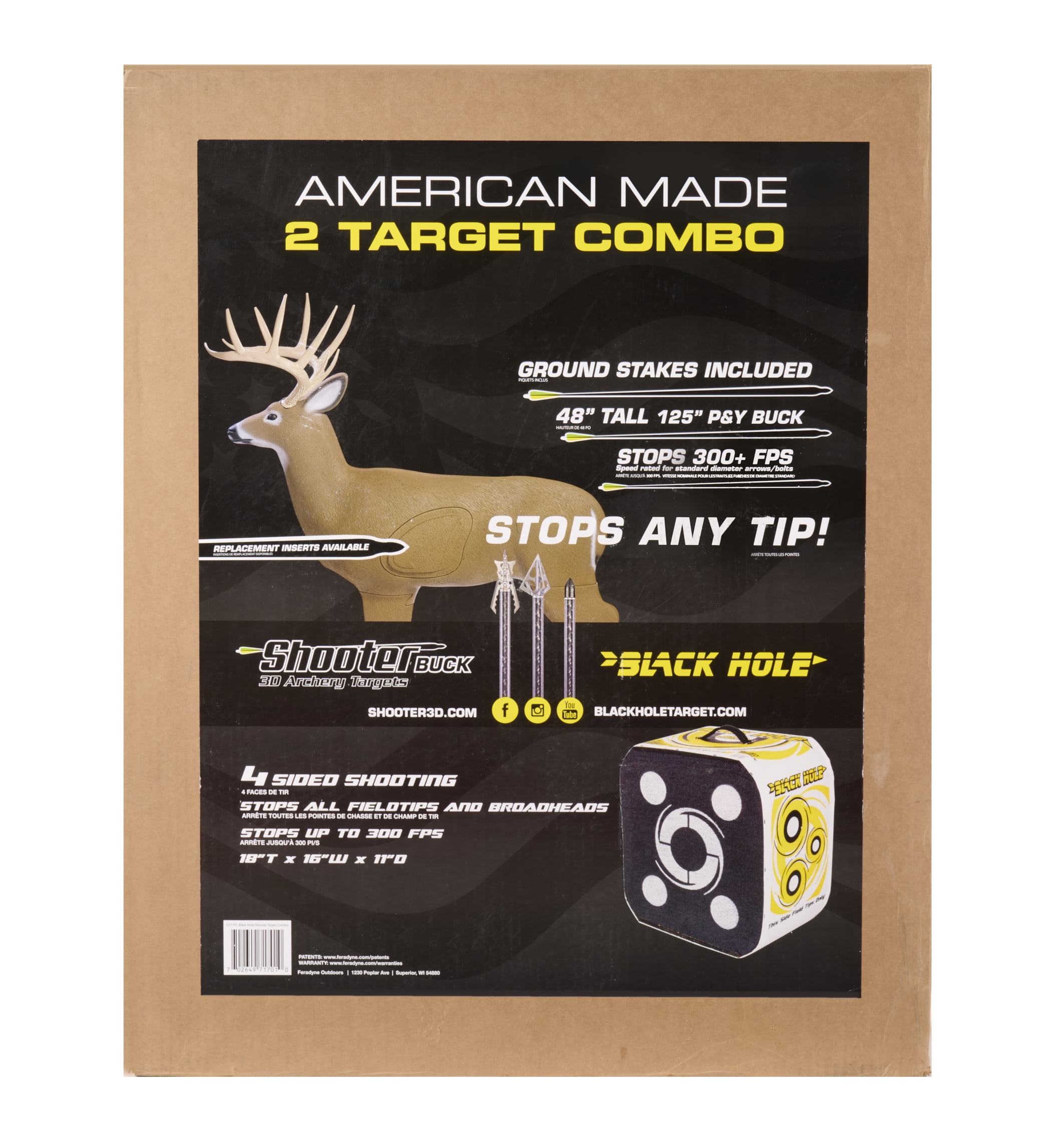 Black Hole Shooter Buck Combo Targets