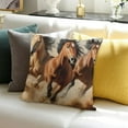 thumbnail image 3 of Horse Pillow Cases Cushion Covers Soft Decor Cute Animal Decor Throw Pillowcases Kawaii Farm Cowboy Cushion Cases Bedroom, 3 of 5