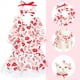 thumbnail image 3 of Vestido de perro Vestido a rayas para perros, Ropa para perros pequeños Niña, Traje de verano ligero para mascotas, Ropa para gatos, vestidos para perros para perros pequeños, 3 of 5