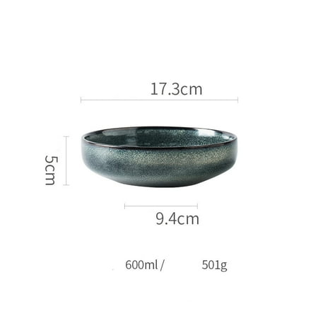 

Commercial Ceramic Tableware Household Rice Ramen Bowl 6.8inch salad bowl
