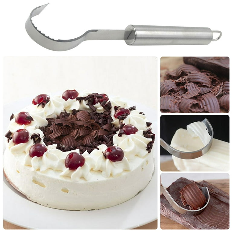 Wavy Chocolate Grater Stainless Steel Coconut Planer Cream Spatula