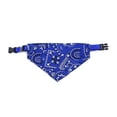 thumbnail image 1 of Bufanda con baberos triangulares para perros, pañuelo ajustable para mascotas, collar de pañuelo para perros, ropa navideña para mascotas, pañuelo para perros, baberos para bufanda para perros (L) BRI  Rojo Verde, 1 of 3