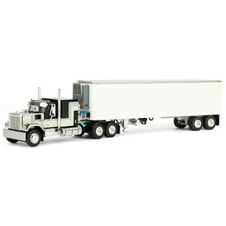 1/50 White Volvo VNL 860 with White 53ft Trailer by First Gear 50