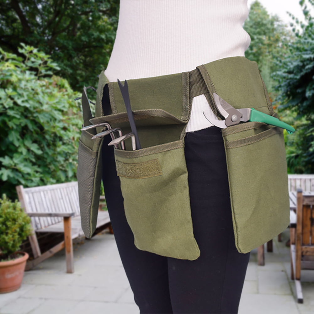 Gardening Tools Belt Bags 8 Pockets Garden Waist Bag Hanging Pouch Planner 
