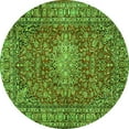 thumbnail image 1 of Ahgly Company Indoor Round Persian Green Traditional Area Rugs, 7' Round, 1 of 1