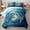 Seal 04, variant on Manfei Watercolor Cute Baby Seal Twin Quilt Set for Boys and Girls, Ocean Animal Print Twin Coverlet Set, 2pcs
