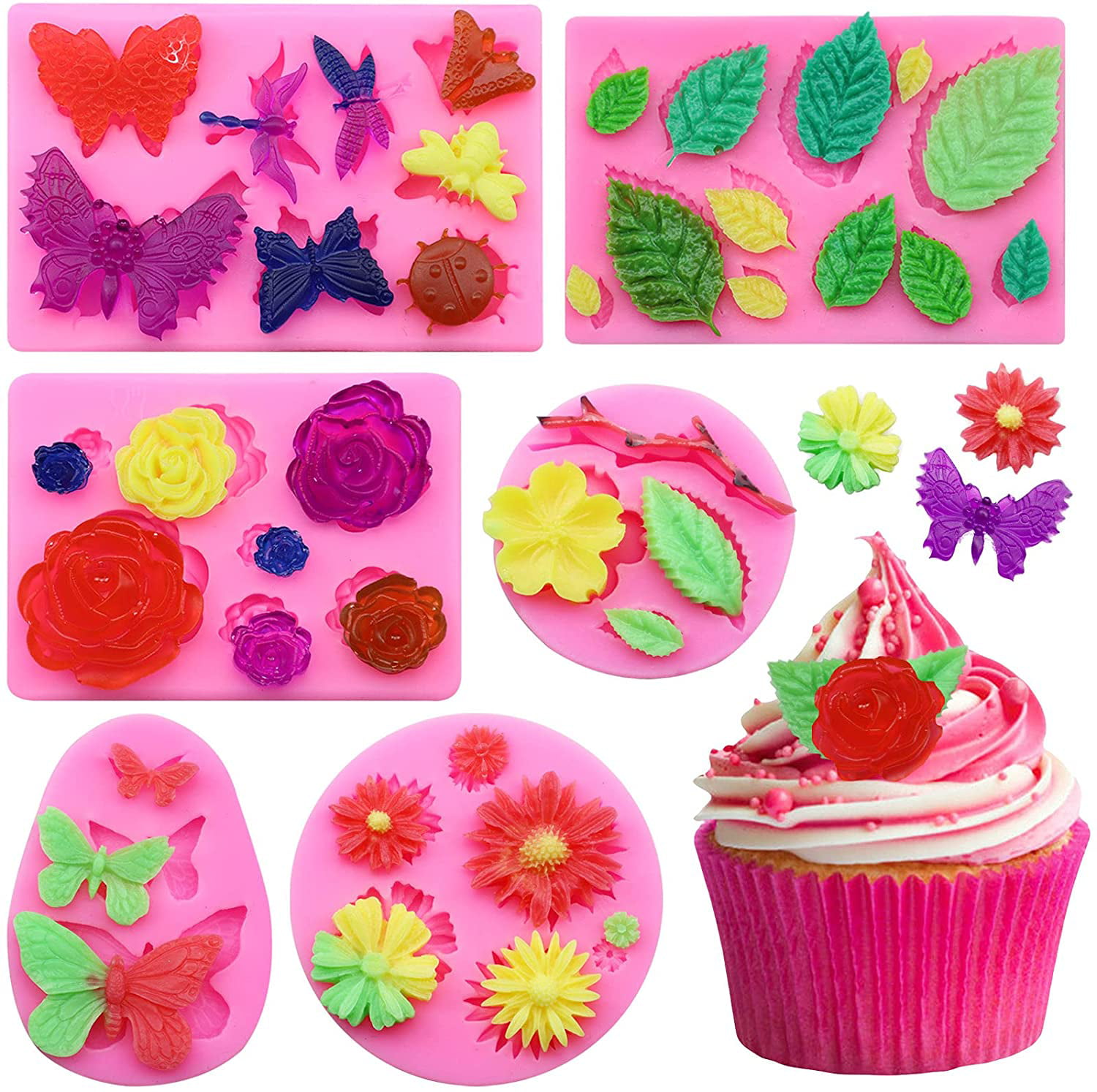 3D daisy silicone baking mold cup cake muffin jelly dessert chocolate party i 