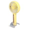 thumbnail image 1 of Handheld Fan, Mini Desk Fan 30 ° Adjustable Base Design Four Gears  For Home ANGGREK Amarillo, 1 of 8