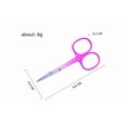 thumbnail image 7 of Stainless Steel Eyebrow Scissor Hair Trimming Beauty Makeup Nail Scissor Makeup Tool, 7 of 7