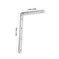 thumbnail image 2 of Brackets L Shelf Wood Braces Corner Angle Shelves Decorative Supports Hanger, 2 of 8