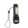 thumbnail image 1 of Mini linterna LED con carga USB, linterna multifuncional, bolígrafo de mano brillante resistente al agua, luz para acampar y hacer senderismo, aleación, 1 of 4