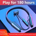 thumbnail image 1 of Auriculares de cuello Lifetechs A11, magnéticos, de larga duración, con graves, estéreo, inalámbricos, compatibles con Bluetooth y micrófono para deporte., 1 of 8
