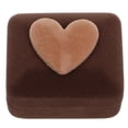 thumbnail image 1 of Caja de terciopelo para anillos de boda, ideal para propuestas, compromisos, bodas y ceremonias Estuche pequeño y decorativo para anillos, ideal para hombres y mujeres, 1 of 8
