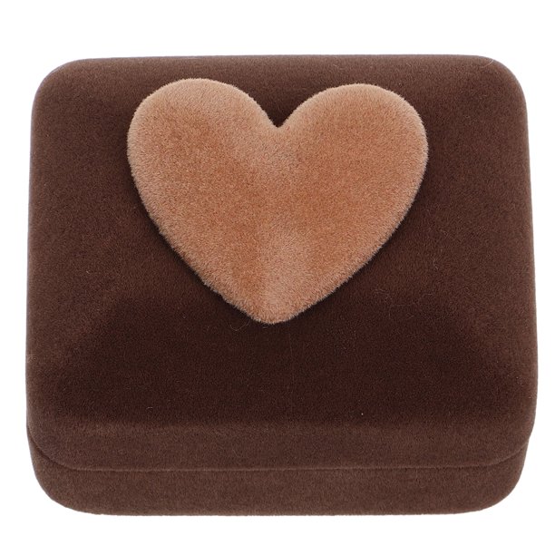 Caja de terciopelo para anillos de boda, ideal para propuestas, compromisos, bodas y ceremonias Estuche pequeño y decorativo para anillos, ideal para hombres y mujeres