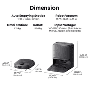 eufy C28 Robot Vacuum and Mop Combo, HydroJet Self-Cleaning Roller Mop, DuoSpiral Detangle Brush, 15,000 Pa,Auto Mop Washing&Drying, Self-Emptying&Refilling