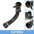 thumbnail image 3 of Manguera de refrigerante del radiador Unique Bargains No.17127646150/17127634449 para BMW X4 M40i 3.0L L6 - Gas 2018 Negro de goma, 3 of 6