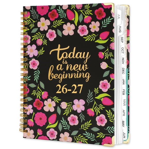 2026-2027 Academic Year Planner Calendar Notebook(JUL.2026-JUN.2027,6.3"x8.5")Daily Weekly Monthly Agenda Planner for Women Men