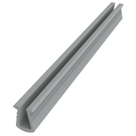 

CRL GC728C Gray Glazing Vinyl 11/32 Channel Depth 5/16 Metal Opening - 100 Roll