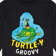 thumbnail image 3 of Pete The Cat - Turtle-y Groovy - Toddler And Youth Long Sleeve Graphic T-Shirt, 3 of 6