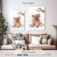 thumbnail image 4 of Elephant Stock Sweet Owl Wall Art - Vertical Canvas Wall Art - Living Room Wall Decor - Animal Canvas - Brown And Pink Decor By Sillier Than Sally - 24" x 36", 4 of 8