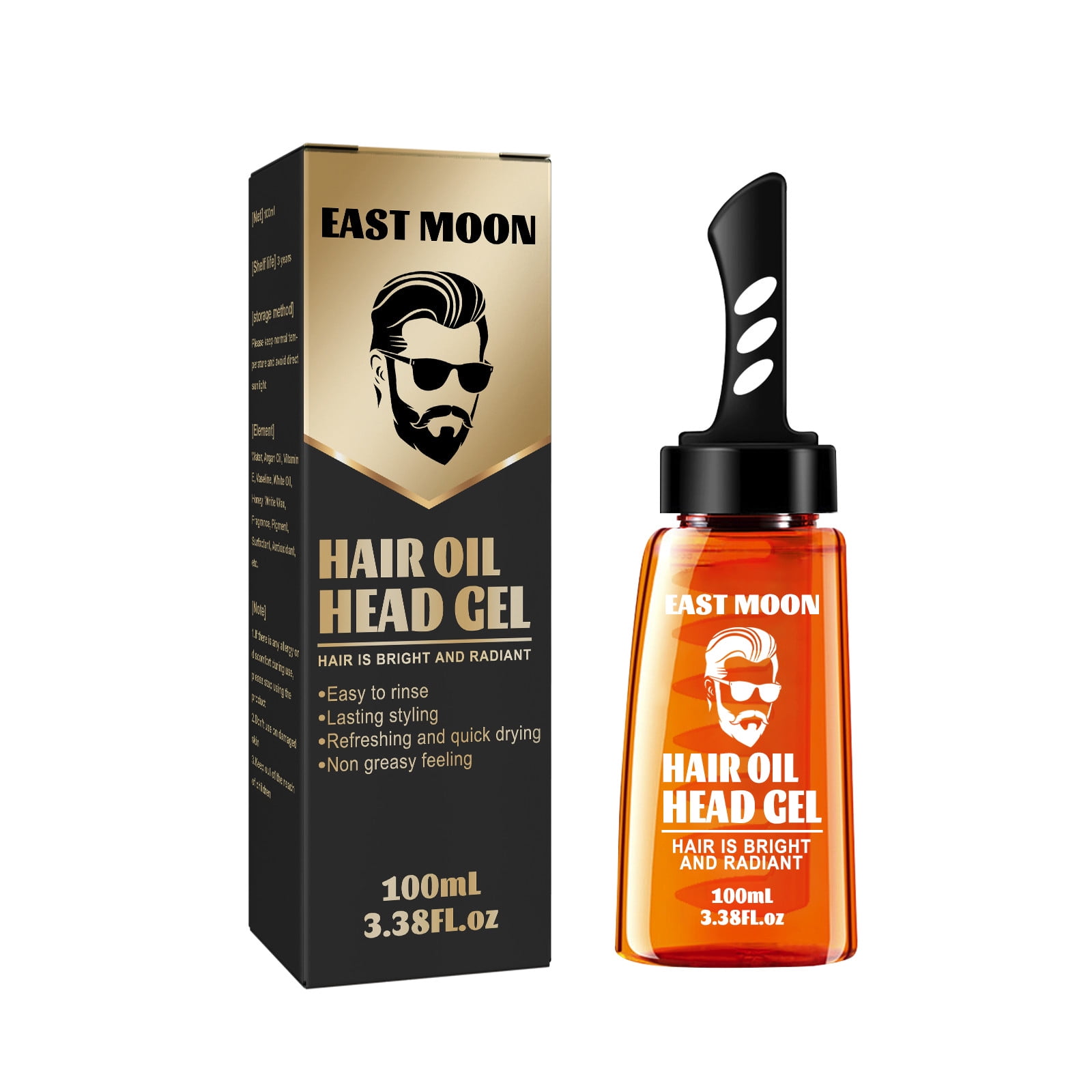 Personal Care Item Beauty，Hair Care Products Hair Setting Gel With Dip Comb  Men Care Styling Wax Solution 100ml 