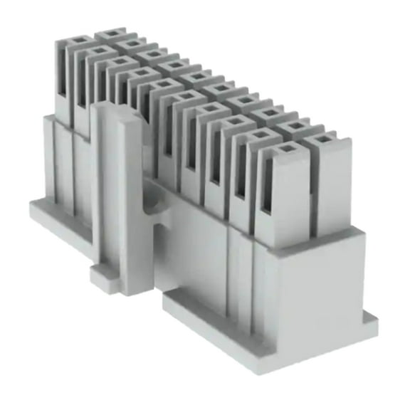 Pack of 18 IPD1-10-D Rectangular 20 Connectors - Housings Receptacle White 0.100 (2.54mm)