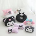 thumbnail image 4 of Cute Car Pillow Baby Car Headrest Neck Pillow Cartoon Black Devil Plush Car Seat Cushion Kids Headrest Car Accessor, 4 of 4