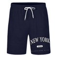 thumbnail image 4 of LIIPEE Men Shorts Casual Letter Printed Knee Length Loose Fit Shorts Male Fashion Lightweight Shorts Summer Leisure Activities Comfortable Soft Breathable Daily Shorts,Navy11622,XXXL, 4 of 4