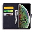 thumbnail image 3 of LEDEX Embossed Mandala Flip Wallet Case with Card Holder Leather Kickstand Magnetic Shockproof Cover with Credit Card Holder Stand for iPhone 14 Pro (Black), 3 of 10