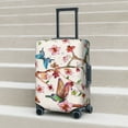 thumbnail image 5 of Uemuo Watercolor Floral With Butterflies Printed Washable Luggage Cover - Fashion Suitcase Protector Fits 18-32 Inch Luggage -X-Large, 5 of 9