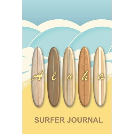 Furniture Stores Long Beach Island Nj Hawaiian Aloha Vintage Surfboards Surfer Journal : Trendy wooden retro longboards on a tropical beach surf notebook to log all your epic ocean sessions and waves. Pages to store contacts and surf wish lists for equipment essentials such as wax and fins ()