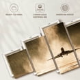 thumbnail image 6 of Elephant Stock First Class Plane Wall Art - Horizontal Multi Panel Canvas - 5 Pieceliving Room Wall Decor - Photography Transportation Multi Panel - Brown And Gray Decor - 55" x 24", 6 of 8