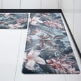 thumbnail image 4 of Floral Kitchen Mats for Floor Cushioned Anti Fatigue Non-Slip Waterproof Kitchen Rugs Premium PVC Kitchen Mat and Rug for Comfort Standing Heavy Duty Ergonomic Foam Rug, 4 of 5
